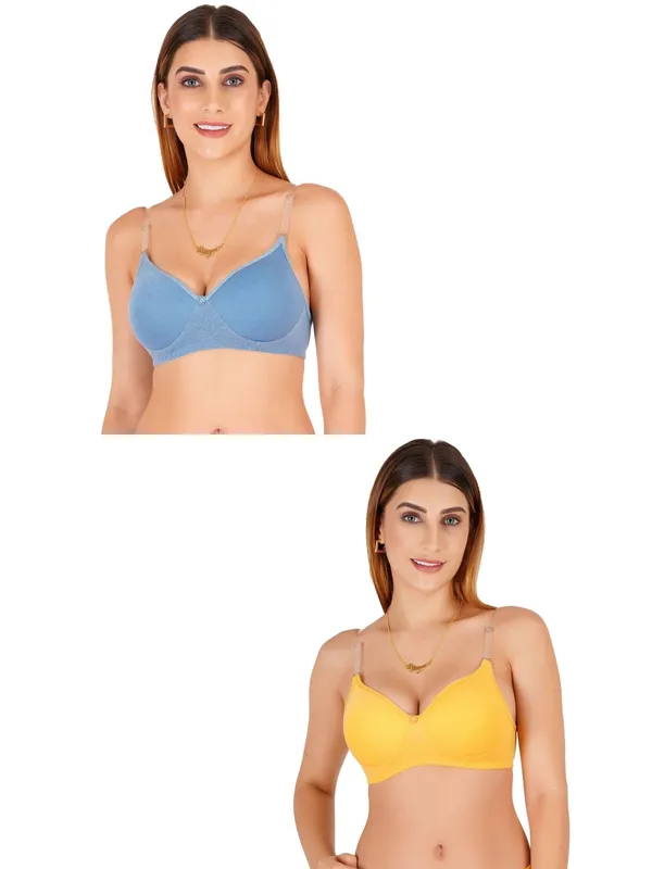 Tulzott_Women_Everyday_Padded_Bra_With_Transparent_With_Bra_Color_Strap_Pack_2