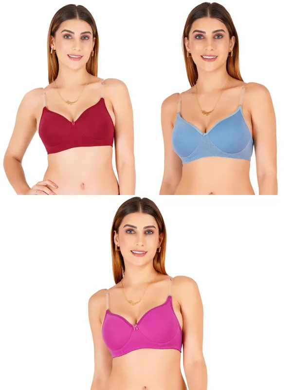 Multicolor_Cotton_Padded_Everyday_Bra_For_Women_Pack_Of_3