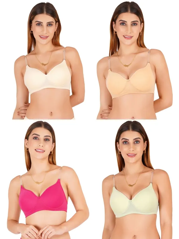 Cotton_Padded_Moulded_Cup_Everyday_Bra_For_Women_Pack_Of_4