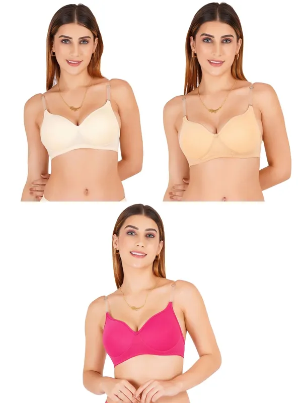 Multicolor_Cotton_Padded_Everyday_Bra_For_Women_Pack_Of_3