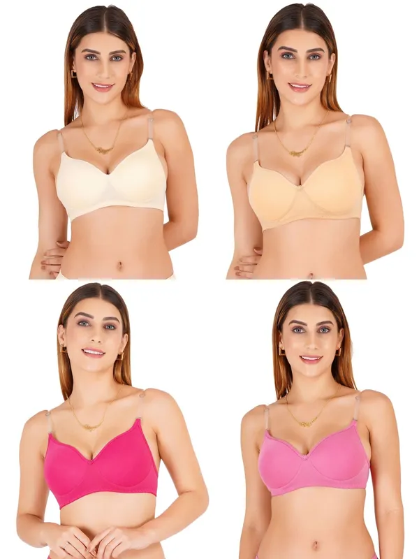 Cotton_Padded_Moulded_Cup_Everyday_Bra_For_Women_Pack_Of_4