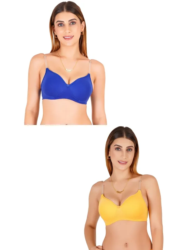 Tulzott_Women_Everyday_Padded_Bra_With_Transparent_With_Bra_Color_Strap_Pack_2