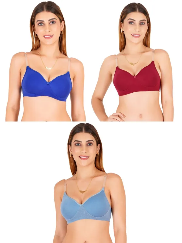 Cotton_Padded_Bow_Detail_Transparent_Strap_Bra_For_Women_Pack_Of_3