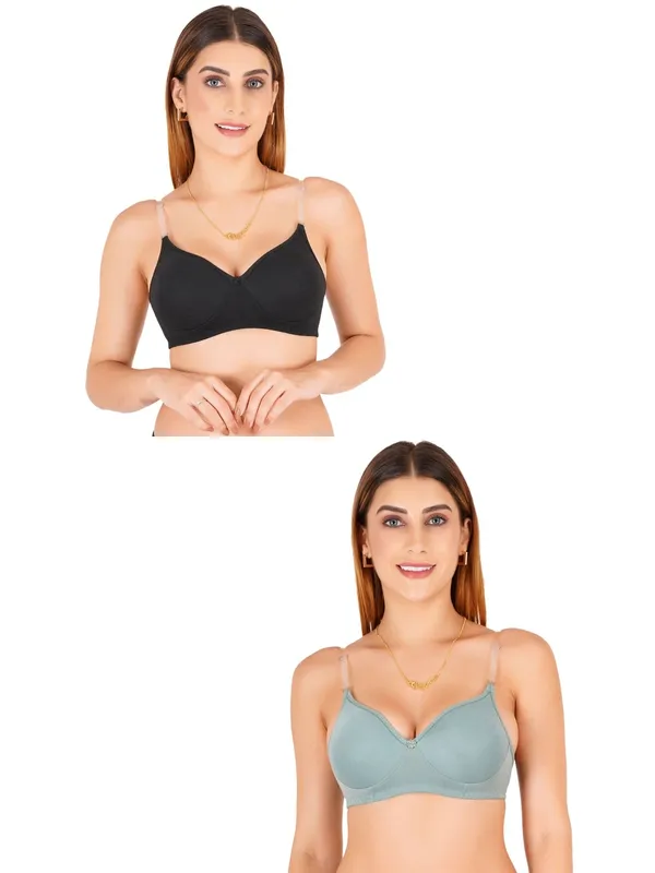 Tulzott_Women_Everyday_Padded_Bra_With_Transparent_With_Bra_Color_Strap_Pack_2