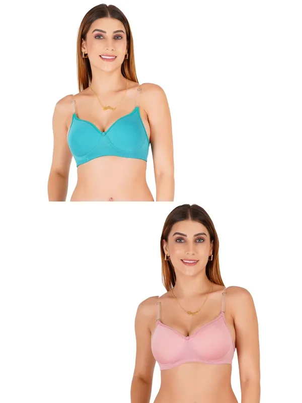Turquoise_Cotton_Padded_Shaped_Cup_Everyday_Bra_For_Women_Pack_Of_2