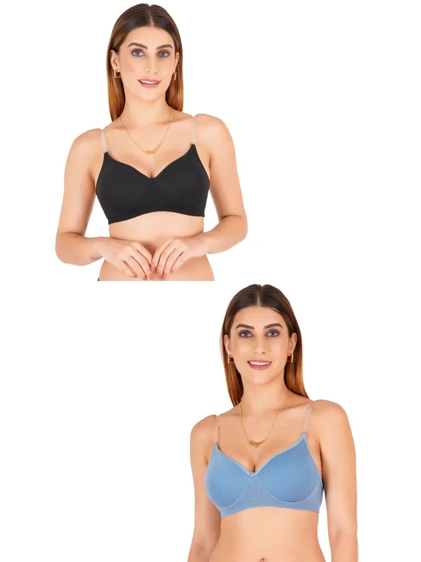 Tulzott_Women_Everyday_Padded_Bra_With_Transparent_With_Bra_Color_Strap_Pack_2