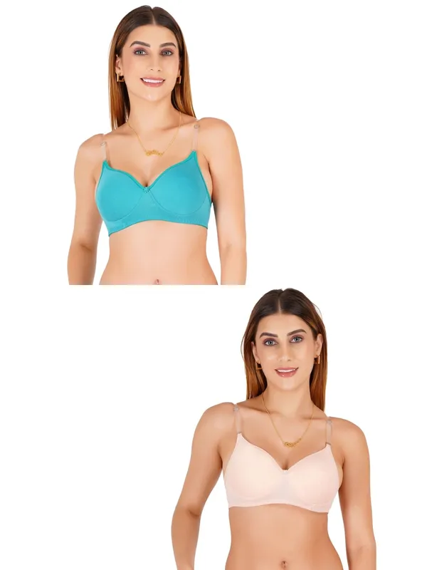 Cotton_Padded_Transparent_Strap_Shaped_Cup_Everyday_Bra_For_Women_Pack_Of_2