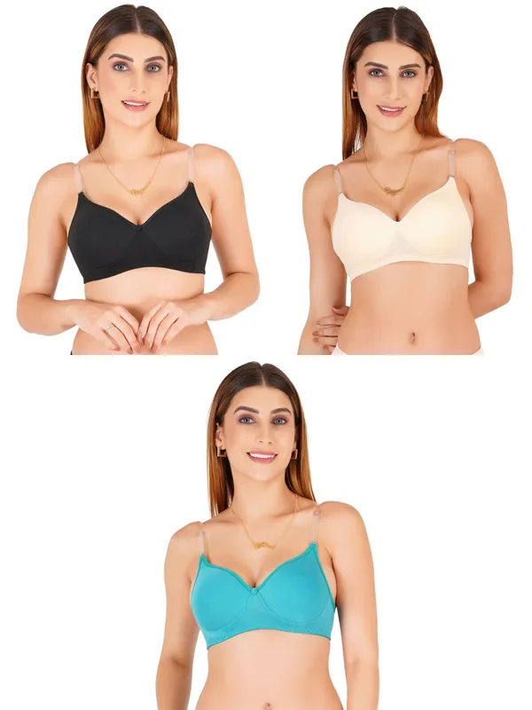 Multicolor_Cotton_Padded_Everyday_Bra_For_Women_Pack_Of_3