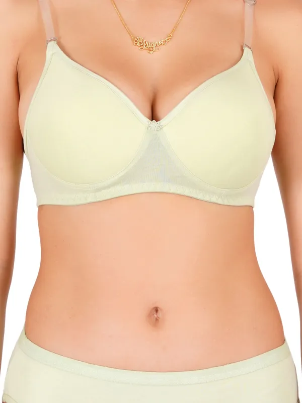 Pale_Green_Cotton_Padded_Everyday_Bra_For_Women