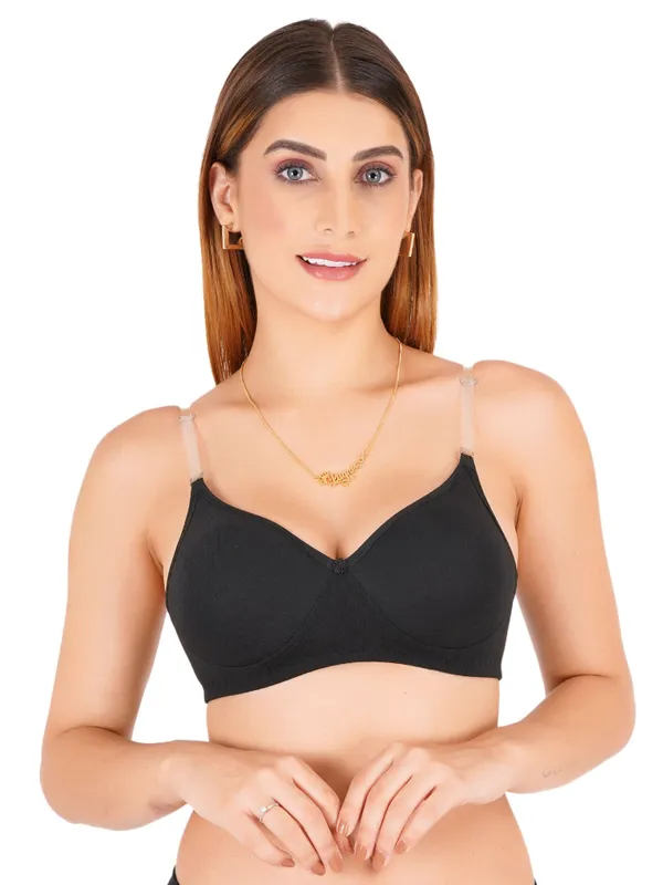 Tulzott_Women_Everyday_Padded_Bra_With_Transparent_With_Bra_Color_Strap_Pack_2