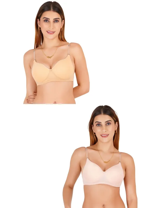 Beige_Tulzott_Cotton_Padded_Embellished_Everyday_Bra_For_Women_Pack_Of_2