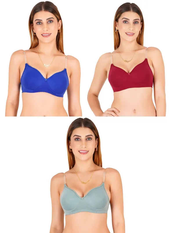 Cotton_Padded_Sweetheart_Neck_Transparent_Strap_Bra_For_Women_Pack_Of_3