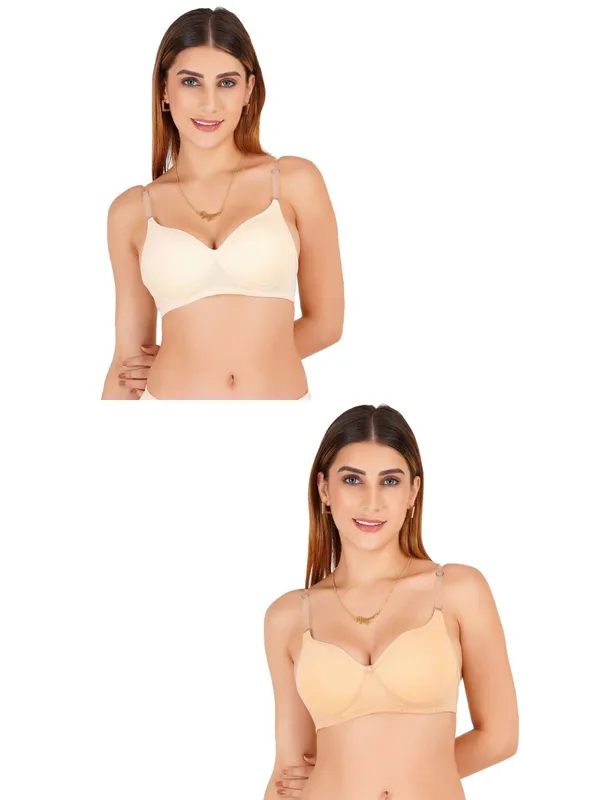 Tulzott_Women_Everyday_Padded_Bra_With_Transparent_With_Bra_Color_Strap_Pack_2