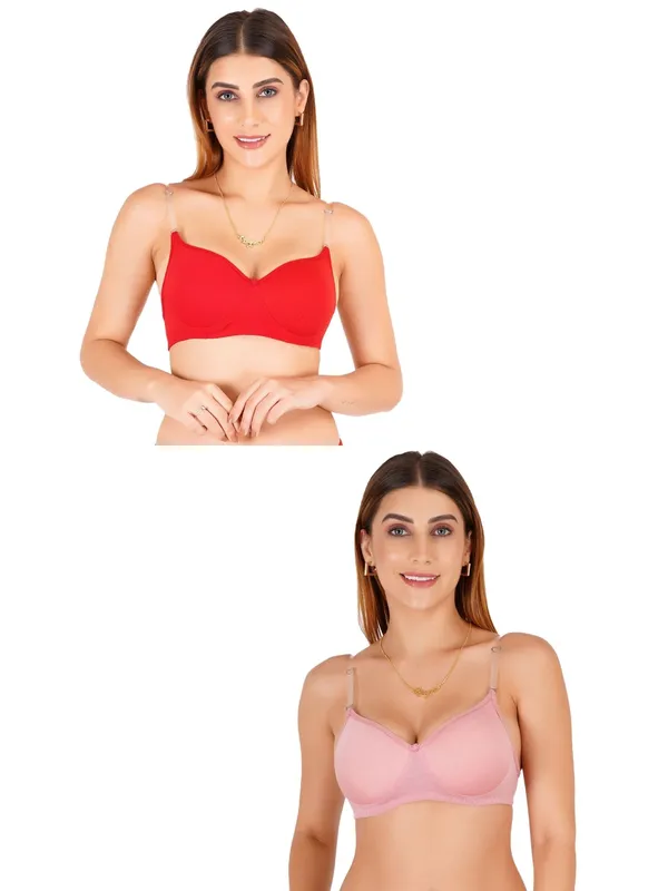 Tulzott_Women_Everyday_Padded_Bra_With_Transparent_With_Bra_Color_Strap_Pack_2