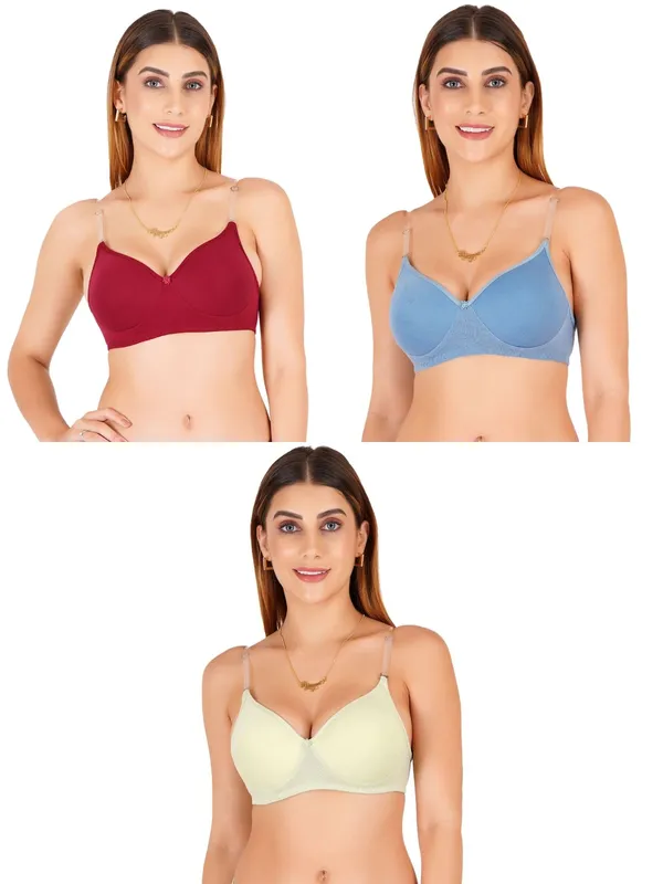 Multicolor_Cotton_Padded_Everyday_Bra_For_Women_Pack_Of_3
