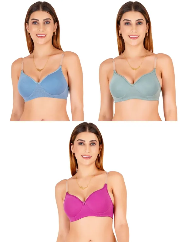 Multicolor_Cotton_Padded_Everyday_Bra_For_Women_Pack_Of_3