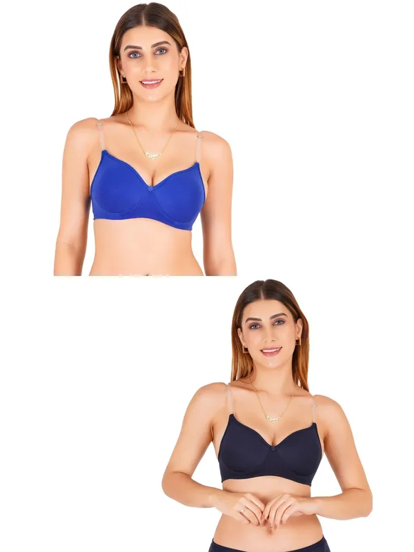 Cotton_Padded_Transparent_Strap_Bow_Detail_Everyday_Bra_For_Women_Pack_Of_2