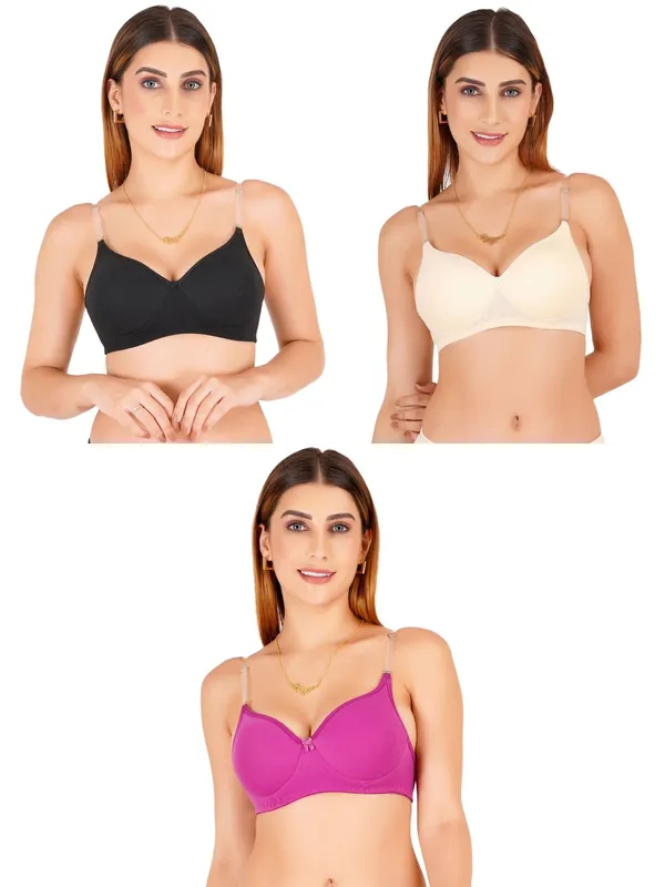 Multicolor_Cotton_Padded_Everyday_Bra_For_Women_Pack_Of_3
