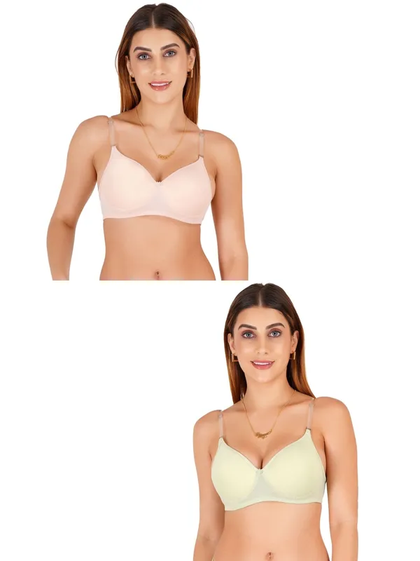 Pink_And_Green_Cotton_Padded_Everyday_Bra_For_Women_Pack_Of_2