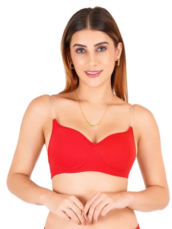 Tulzott_Women_Everyday_Padded_Bra_With_Transparent_With_Bra_Color_Strap_Pack_2