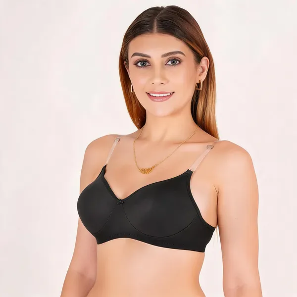 Black_Cotton_Padded_Everyday_Bra_For_Women