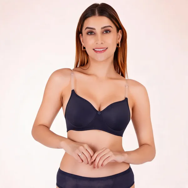 Navy_Cotton_Padded_Everyday_Bra_For_Women