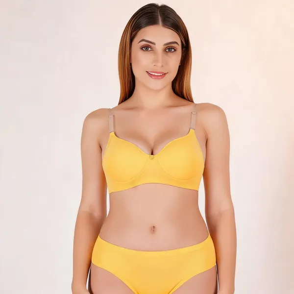 Yellow_Cotton_Padded_Everyday_Bra_For_Women