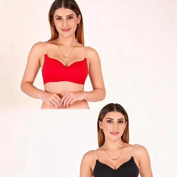 Red_And_Black_Cotton_Padded_Everyday_Bra_For_Women_Pack_Of_2