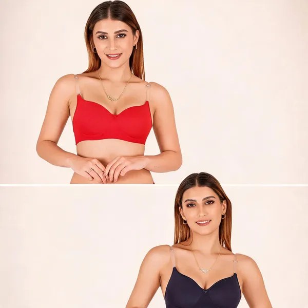 Tulzott_Women_Everyday_Padded_Bra_With_Transparent_With_Bra_Color_Strap_Pack_2