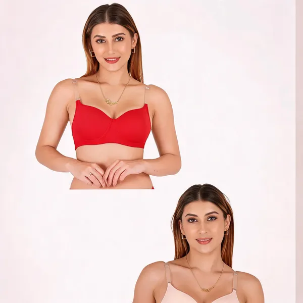 Tulzott_Women_Everyday_Padded_Bra_With_Transparent_With_Bra_Color_Strap_Pack_2