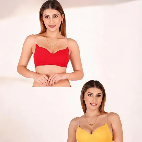 Tulzott_Women_Everyday_Padded_Bra_With_Transparent_With_Bra_Color_Strap_Pack_2