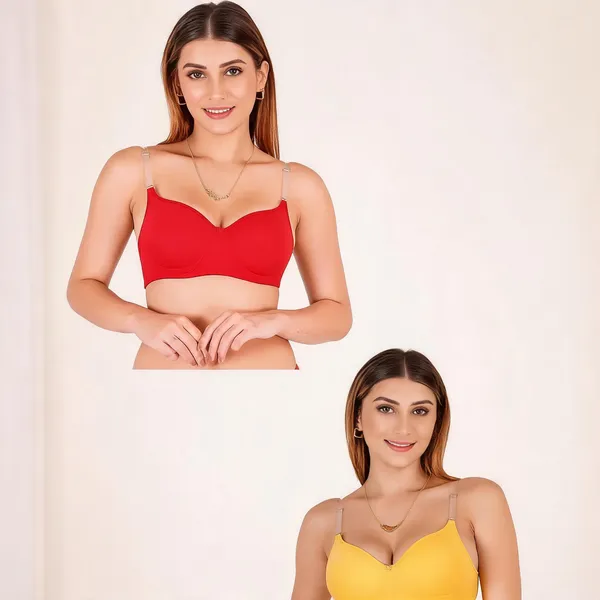 Tulzott_Women_Everyday_Padded_Bra_With_Transparent_With_Bra_Color_Strap_Pack_2