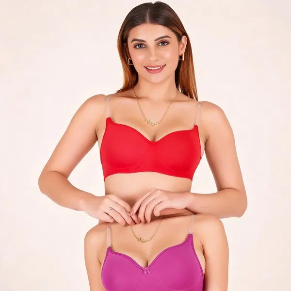Tulzott_Women_Everyday_Padded_Bra_With_Transparent_With_Bra_Color_Strap_Pack_2