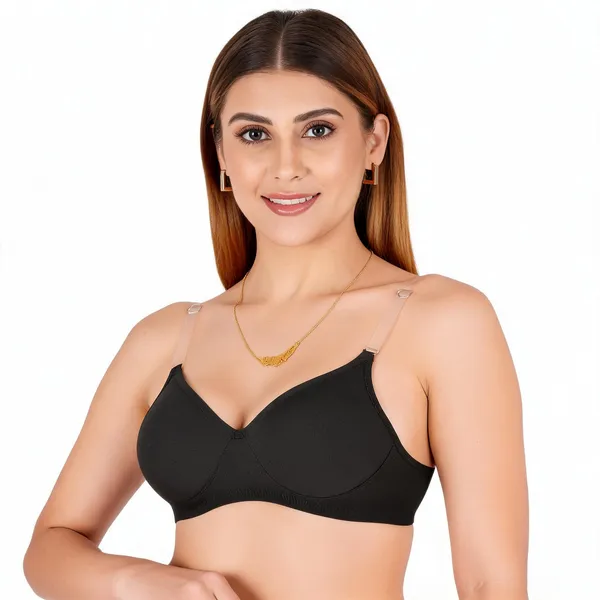 Tulzott_Women_Everyday_Padded_Bra_With_Transparent_With_Bra_Color_Strap_Pack_2
