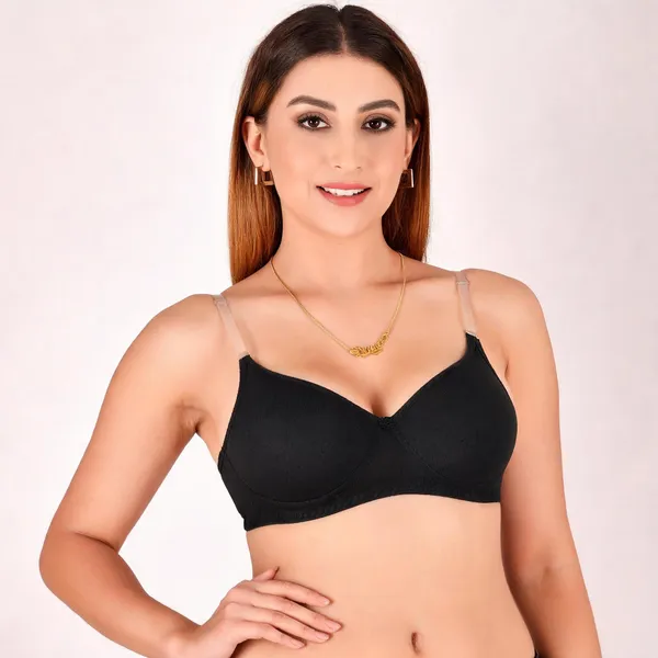 Tulzott_Women_Everyday_Padded_Bra_With_Transparent_With_Bra_Color_Strap_Pack_2