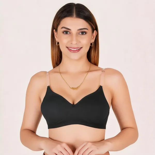Tulzott_Women_Everyday_Padded_Bra_With_Transparent_With_Bra_Color_Strap_Pack_2