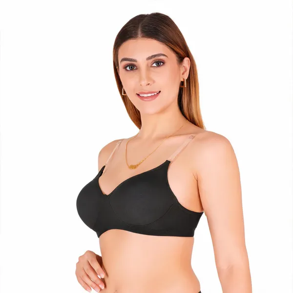 Tulzott_Women_Everyday_Padded_Bra_With_Transparent_With_Bra_Color_Strap_Pack_2
