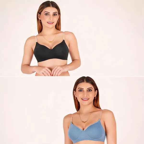 Tulzott_Women_Everyday_Padded_Bra_With_Transparent_With_Bra_Color_Strap_Pack_2