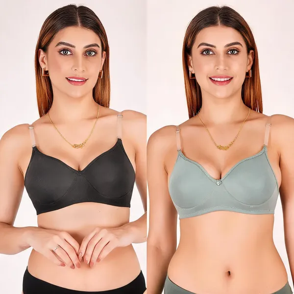 Tulzott_Women_Everyday_Padded_Bra_With_Transparent_With_Bra_Color_Strap_Pack_2