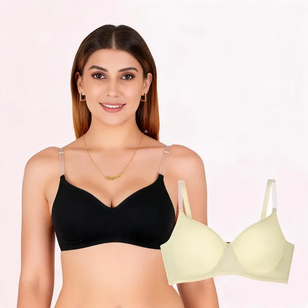 Tulzott_Women_Everyday_Padded_Bra_With_Transparent_With_Bra_Color_Strap_Pack_2