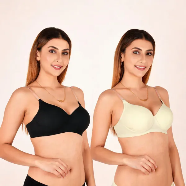 Tulzott_Women_Everyday_Padded_Bra_With_Transparent_With_Bra_Color_Strap_Pack_2