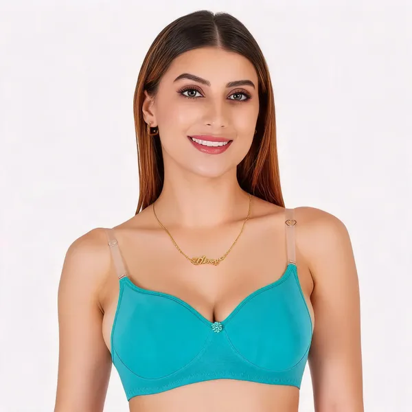 Turquoise_Cotton_Padded_Transparent_Strap_Sweetheart_Bra_For_Women_Pack_Of_2