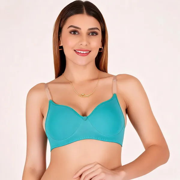 Turquoise_Cotton_Padded_Transparent_Strap_Sweetheart_Bra_For_Women_Pack_Of_2