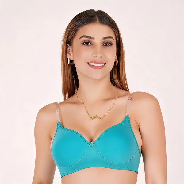 Turquoise_Cotton_Padded_Shaped_Cup_Everyday_Bra_For_Women_Pack_Of_2