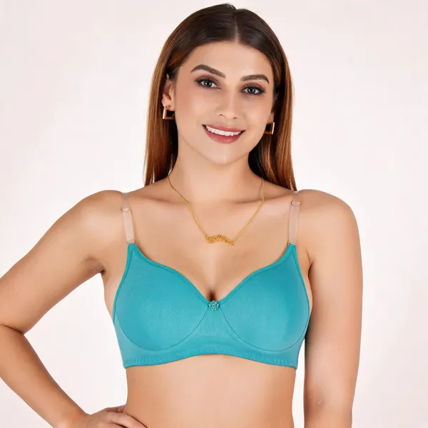Turquoise_Cotton_Padded_Shaped_Cup_Everyday_Bra_For_Women_Pack_Of_2