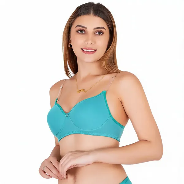 Turquoise_And_Pink_Cotton_Padded_Non-Wired_Everyday_Bra_For_Women_Pack_Of_2
