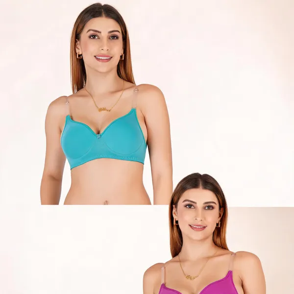 Cotton_Padded_V-Neck_Contoured_Cup_Everyday_Bra_For_Women_Pack_Of_2