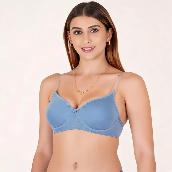 Blue_Cotton_Padded_Transparent_Strap_V-Neck_Everyday_Bra_For_Women_Pack_Of_2