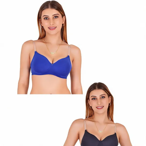 Cotton_Padded_Transparent_Strap_Bow_Detail_Everyday_Bra_For_Women_Pack_Of_2