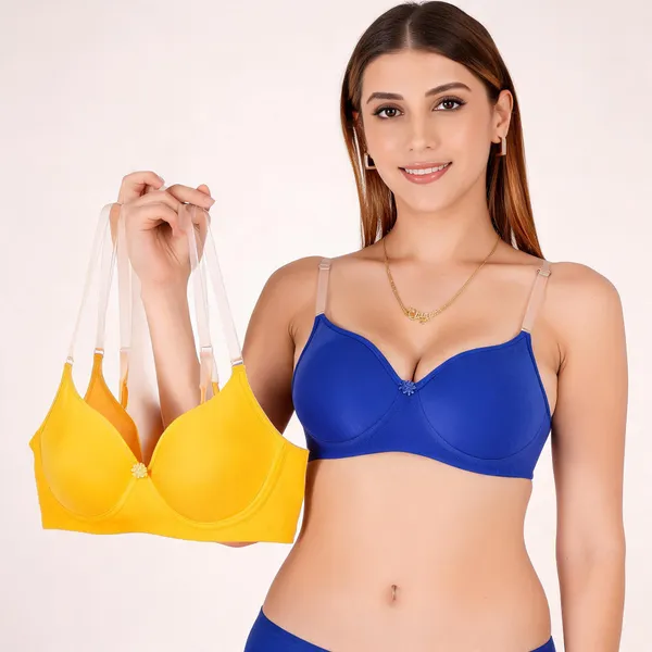 Tulzott_Women_Everyday_Padded_Bra_With_Transparent_With_Bra_Color_Strap_Pack_2